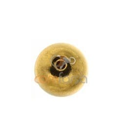 18kt Yellow gold round bead  4 mm