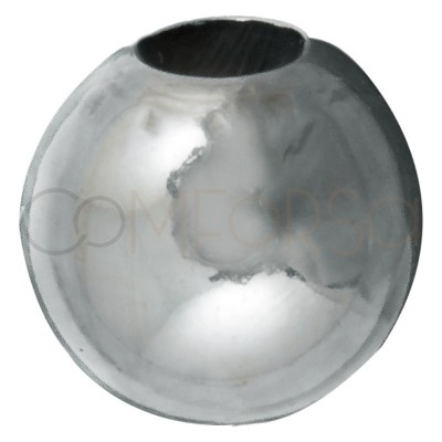 Bola 6 mm (2.4 mm) plata chapada en oro