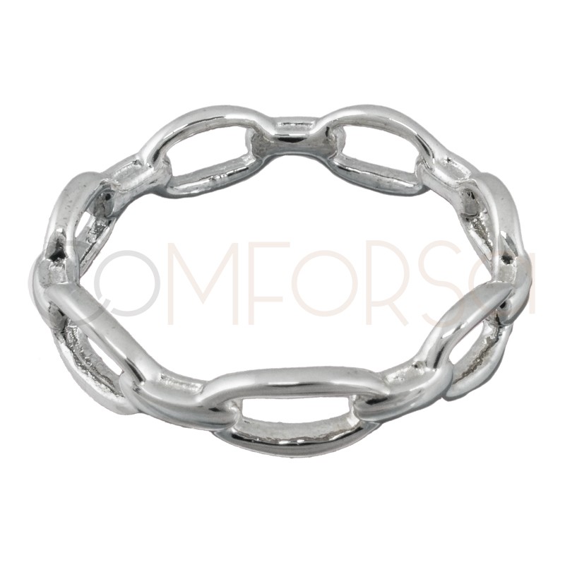 Buy Chains online : Sterling silver 925 chain link ring - Com