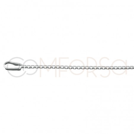 Sterling silver 925 thin box chain 1.2 mm