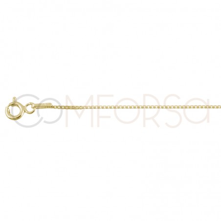 Gold plated Sterling silver 925ml 1 mm venetian chain