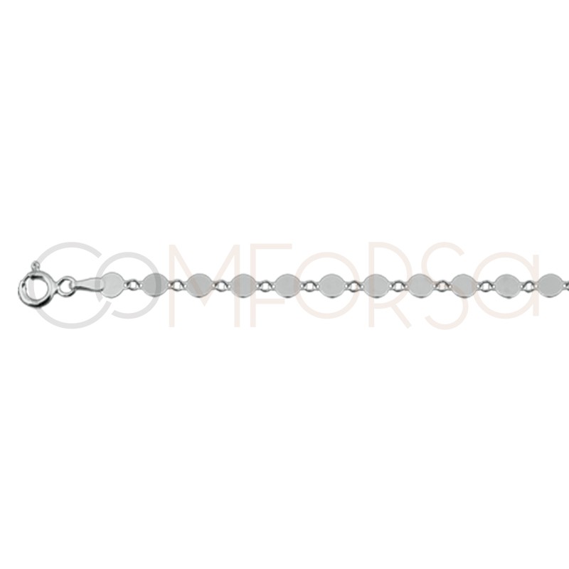 Sterling silver 35 + 5 cm pendants chains