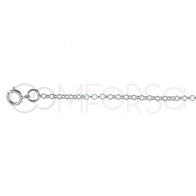 Sterling Silver 925 Chain 40 cm with extender 6 cm
