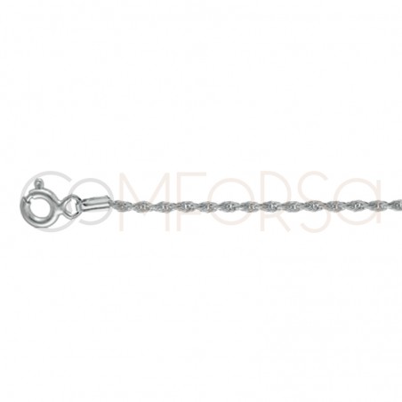 Sterling silver 925 1.7 mm rope chain