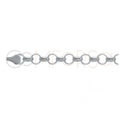 Sterling silver 925ml 6.6 mm rolo chain