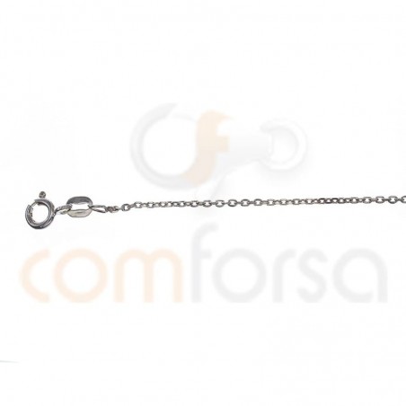 Sterling silver 925 gold-plated forçat chain 1.9 x 1.6 mm