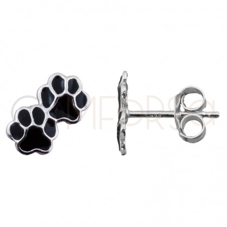 Comprar Animales online : Dije mini huella perro 10x8.5mm plata
