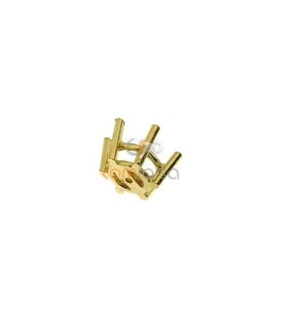 Garra 6 patas (2.5mm interior) Oro 750