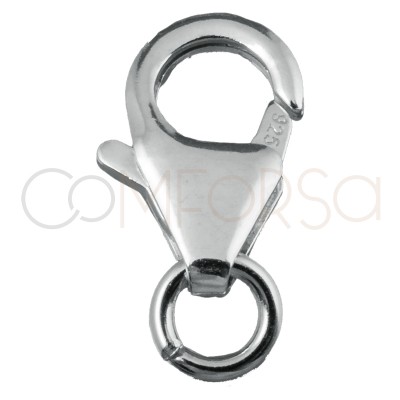 Buy Round lobster clasps online : Sterling silver 925 gold-plated Lobster  clasp with jumpring 7x11 mm - Com-forsa S.L.
