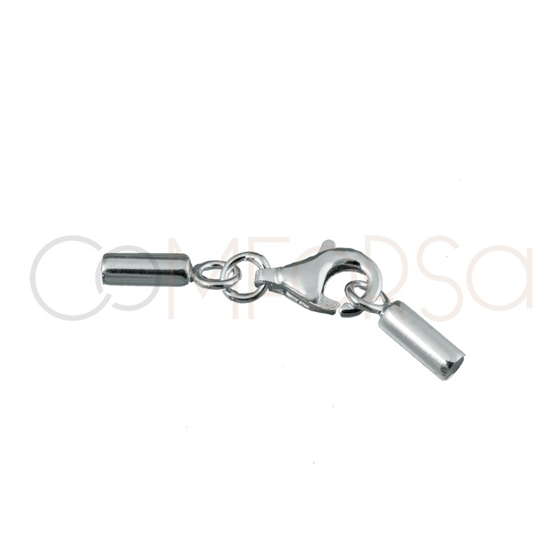 Buy Tube clasps online : Sterling silver 925 Lobster clasp with Chain  Ending 2 mm - Com-forsa S.L.