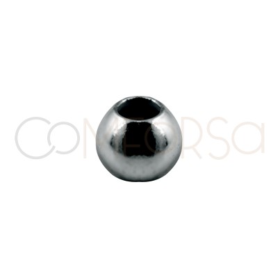 Bola lisa 2 mm (0.9) plata rodiada