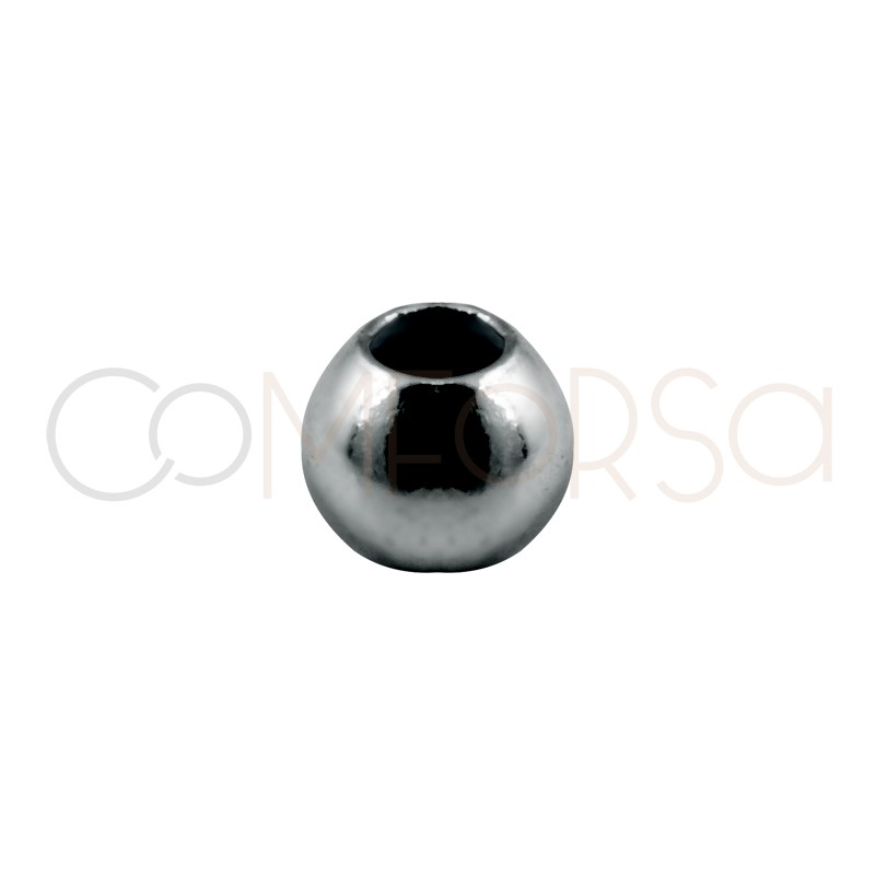 Bola lisa 2 mm (0.9) plata rodiada