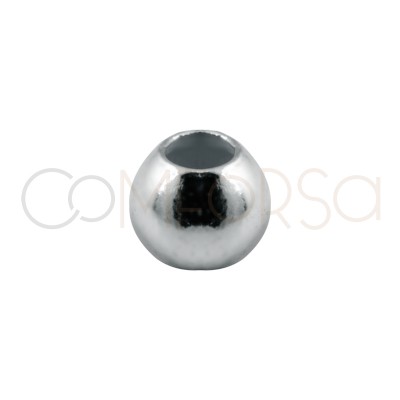 Bola lisa 2,5 mm (1,2) plata chapada oro rosa