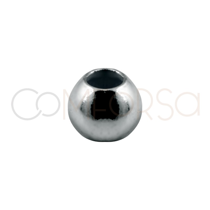 Bola lisa 2,5 mm (1,2) plata rodiada