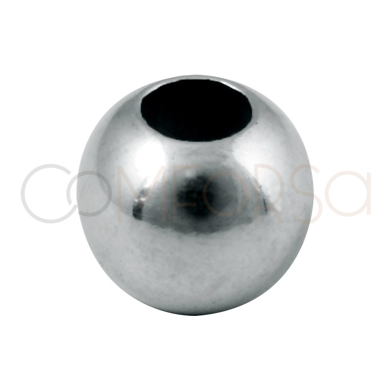 Bola lisa 5 mm (2.2) plata rodiada