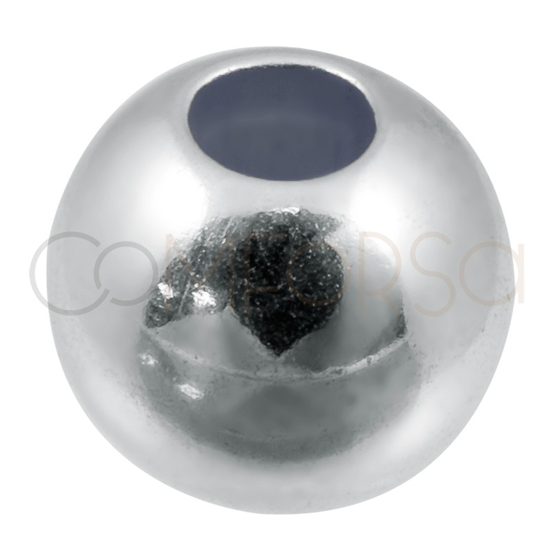 Bola lisa 7mm plata 925 ml