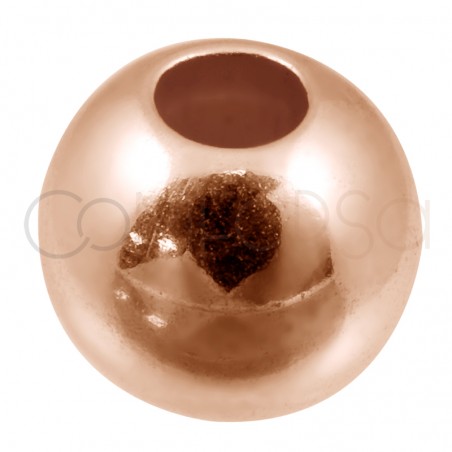 Rose Gold-plated silver Ball 7mm (2.7)