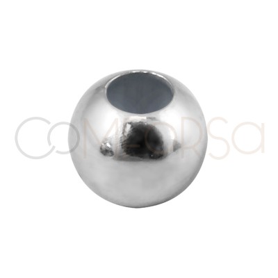 Rose gold-plated sterling silver ball 4mm (1.8)