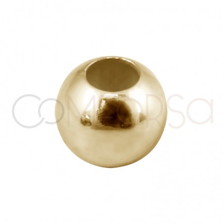 Bola 4 mm (1.8) plata chapada oro