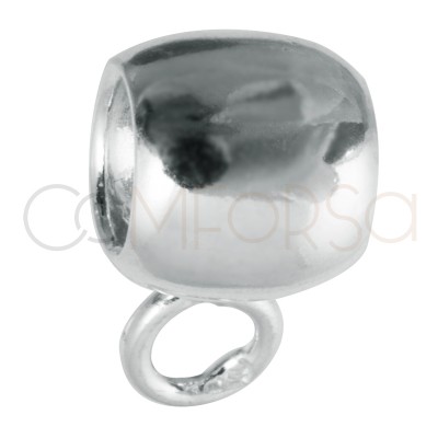 Entrepieza 4.5mm con anilla plata 925ml