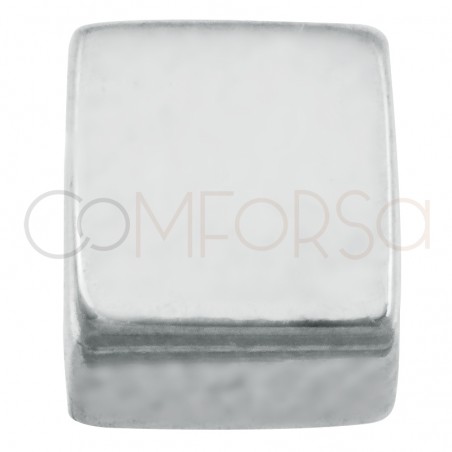 Entrepieza cubo 5 x 5mm plata 925 ml