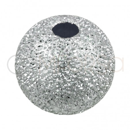 bolita diamantada 7mm plata 925ml