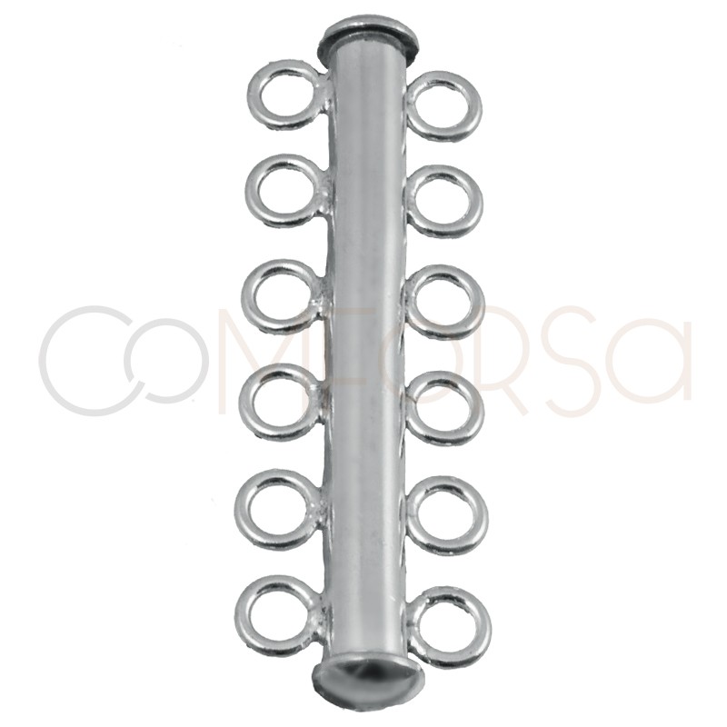 Cirre de tubo 10 x 36mm plata 925 ml