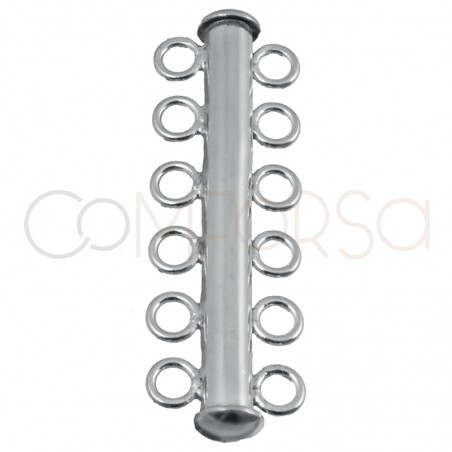 Cirre de tubo 10 x 36mm plata 925 ml