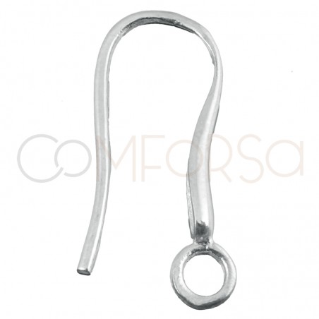Sterling Silver 925 Hook Earring 11x21mm