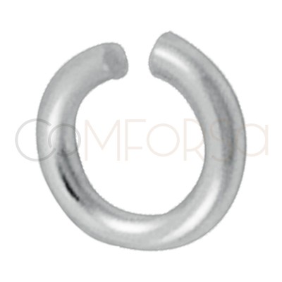 Anilla abierta gruesa 5 mm plata 925 ml
