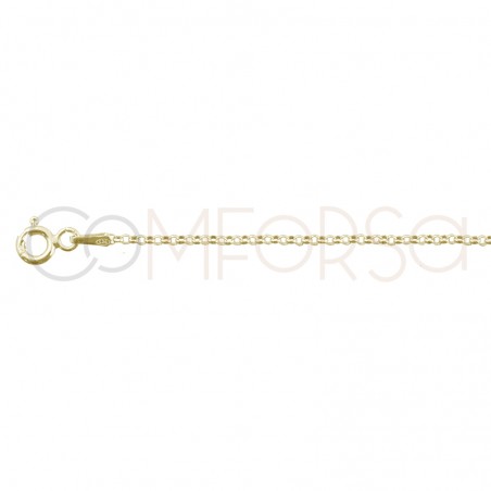 Sterling silver 925 diamond rolo chain 1.5mm (out.)
