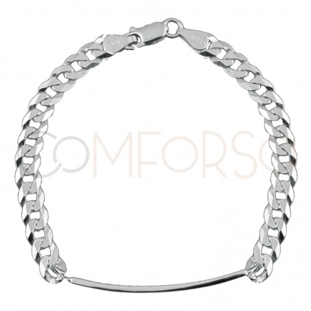 Esclava para hombre de 19 cm plata 925