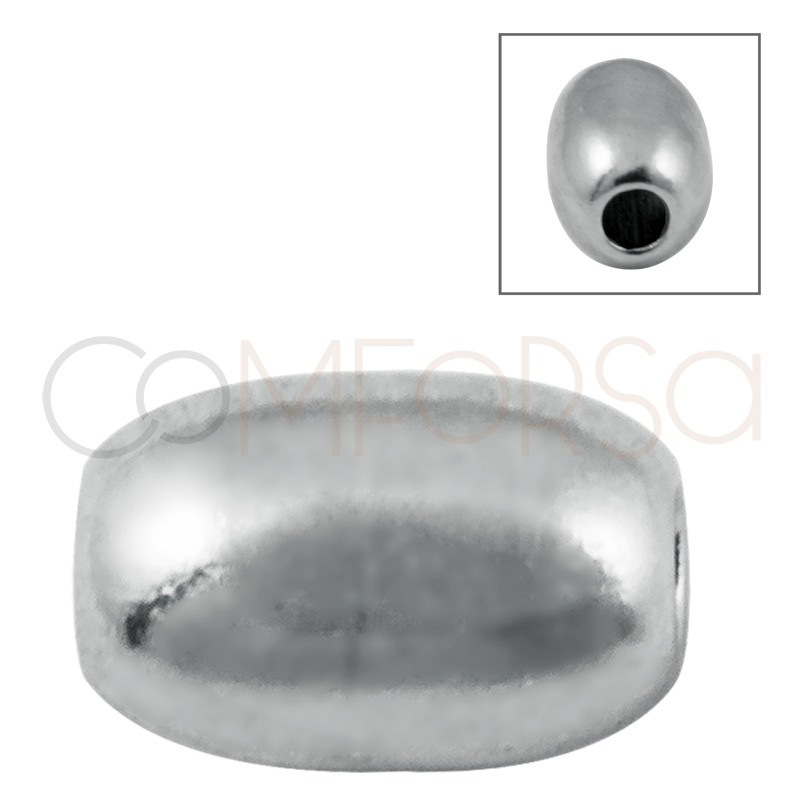 Olivina 4mm plata 925 ml