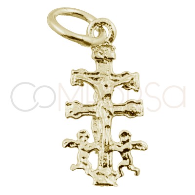 Sterling silver 925 small Caravaca Cross 8 x 16mm