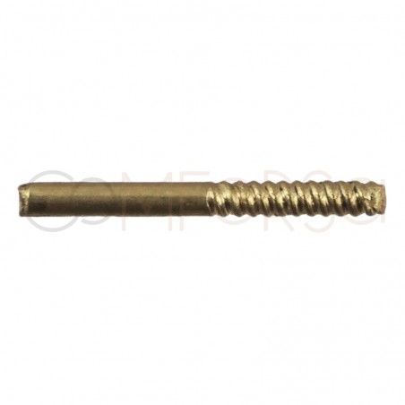 750ml gold post with thread 9 mm (0.9mm thickness)