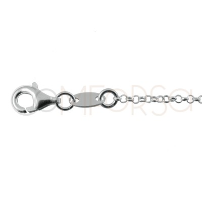 Sterling silver 925 Love bracelet 17cm + 3cm (extender)