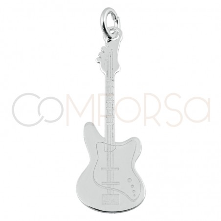 Dije guitarra eléctrica 9x28.8mm Plata 925