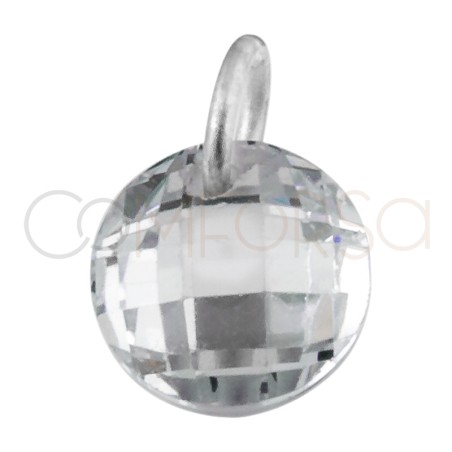 Colgante circonita flotante Crystal 5mm Plata 925