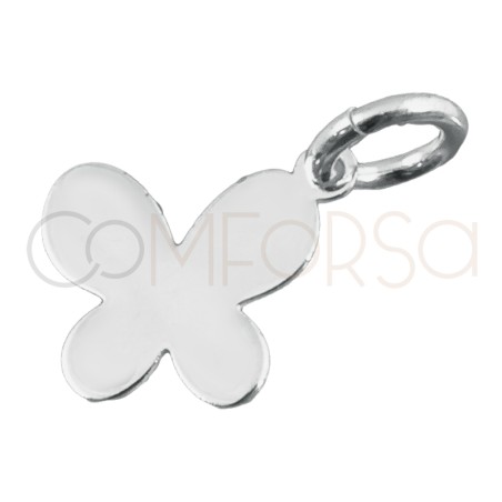 Colgante mini mariposa 8mm plata 925