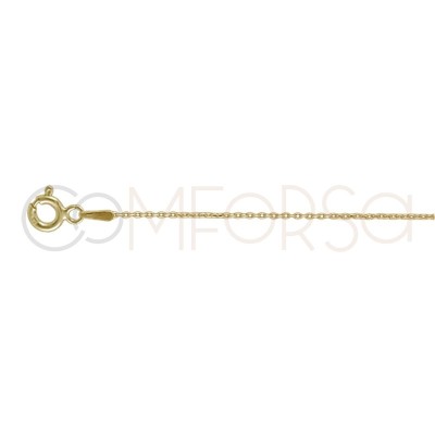 Sterling silver 925 cable chain 1.2 x 0.9 mm