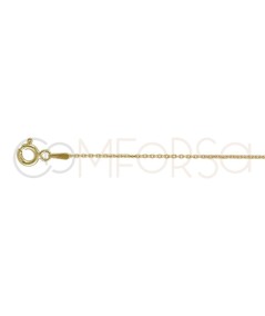 Gold-plated sterling silver 925 cable chain 1.5 x 1.1 mm
 Finish-Gold-plated sterling silver 925ml Lenght of the chain-40