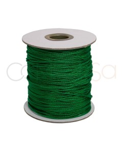 Braided green nylon 1.5mm