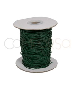 Green braided nylon 1 mm