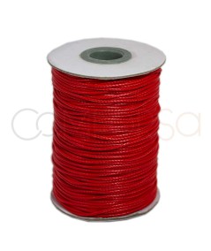 Cordón encerado rojo 1.2 mm