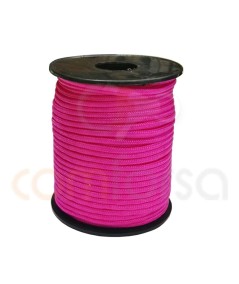 Cordón Paracaidista 3 mm Fucsia