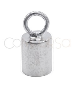 Tubo abierto con asa 6 x 4.1mm plata 925ml