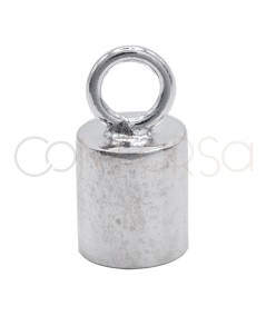 Tubo forrado con asa 6 x 5.1mm plata 925ml