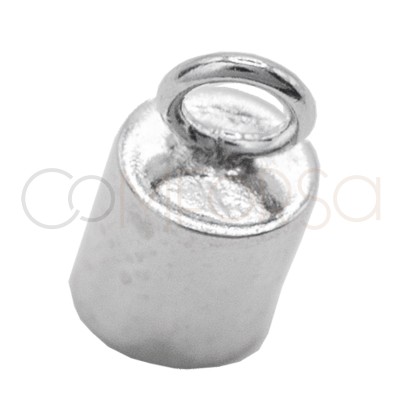 Tubo forrado con asa 6 x 6.1mm plata 925ml