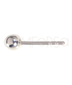 Sterling silver 925 ball earring 8 mm