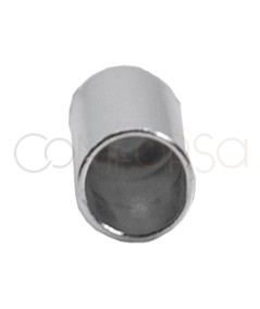 Tubo forrado con asa 6 x 5.1mm plata 925ml